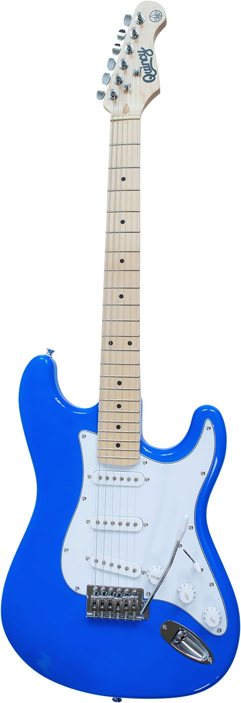 High Quality Electric Guitar 6 String Full Size ST Strat Type Style Quincy Neon Blue Colour Series UK…