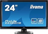 iiyama E2482HS-GB1 24" Full HD LED Monitor 2ms HDMI DVI Speakers Renewed view 1