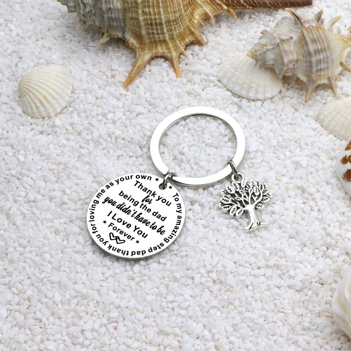 JETTOP Step Dad Gifts Step Mum Gifts Mother in Law Father In Law Gifts Birthday Christmas Mothers Day Fathers Day Presents DNA Doesn't Make You Family Love Does - Image 5