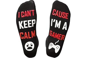 KOOLYI Christmas Fathers Day Dad Gifts Gaming Socks,Novelty Gamer Socks Great Gifts For Teen Boys Kids Mens Game Lovers