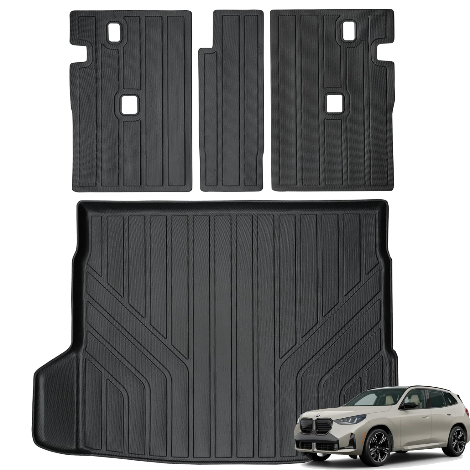 LJWAITO Cargo Liners & Backrest Mat for 2025 BMW