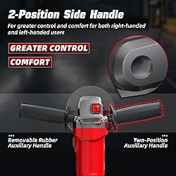 Revvstark Angle Grinder, 7.5-Amp 4 1/2 inch