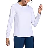 THE GYM PEOPLE Women's Ultra Soft Long Sleeve Workout Shirts Basic Crewneck Athletic Running Tops
