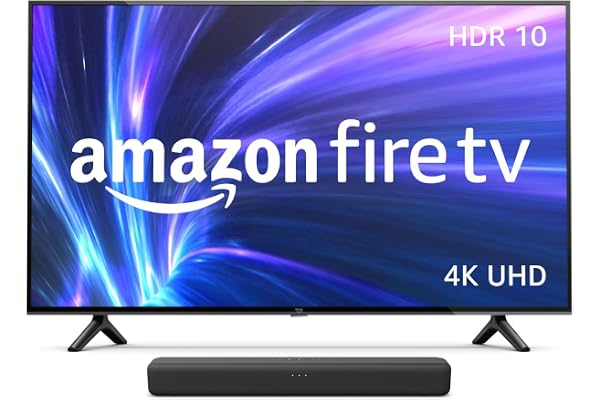 Amazon Fire TV 50â€œ 4-Series with Fire TV Soundbar