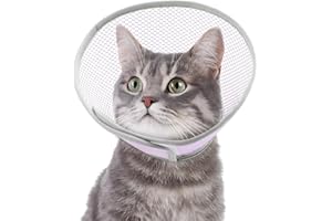 Joypig Cat Cone Collar Soft to Stop Licking After Surgery, Waterproof Lightweight Recovery Collar for Cats and Small Dogs, Elizabeth Plastic Cone Alternative, Neck Pillow to Prevent Scratches
