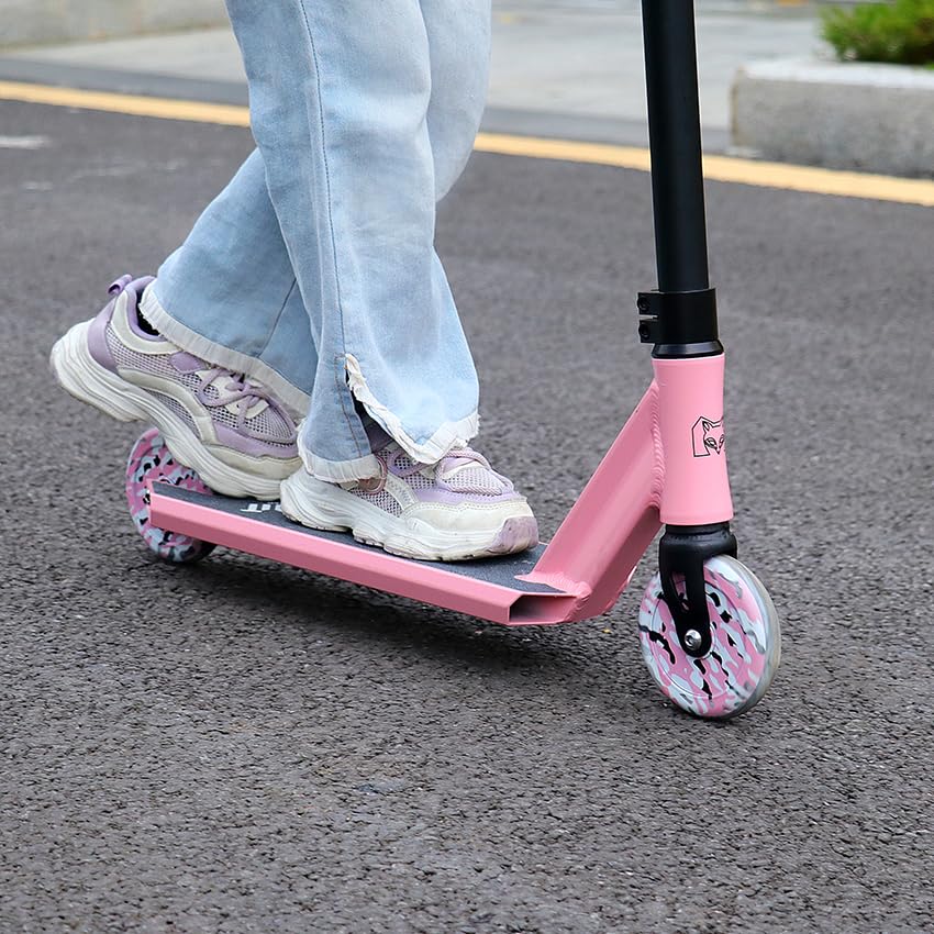 Limit LMT68 Mini Pro Stunt Kick Scooter – Short and Small Freestyle Trick Scooters for Kids Ages 5 Years and Up-Professional Complete BMX Scooter Perfect for Beginners Children Boys and Girls Gifts
