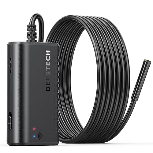 DEPSTECH Wireless Endoscope, IP67 Waterproof WiFi Borescope