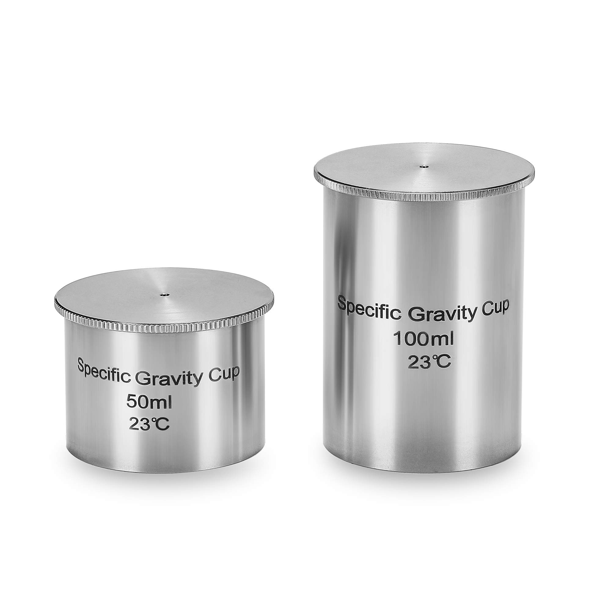 Density Specific Gravity Cups 50+100cc/ml Cup Sets 2 in 1 Stainless Steel from CGOLDENWALL