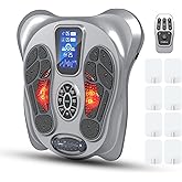 Creliver EMS Foot Massager for Neuropathy & Pain Relief, Electric Foot Circulation Stimulator for Legs & Feet, TENS Unit Muscle Stimulator for Plantar Fasciitis & Physical Therapy with 8 Pads