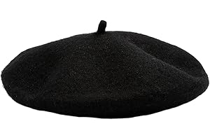 SATINIOR Kids Beret Hat French Beanie Cap Artist Wool Hat Beret Artist Costume for Children Kids Girls