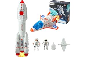 Educational & Interactive Rockets for Kids | STEM Space Kids | Space Launch Set for Toddler Toys Boys 4-5 & Boys Toys 6-8 Yea