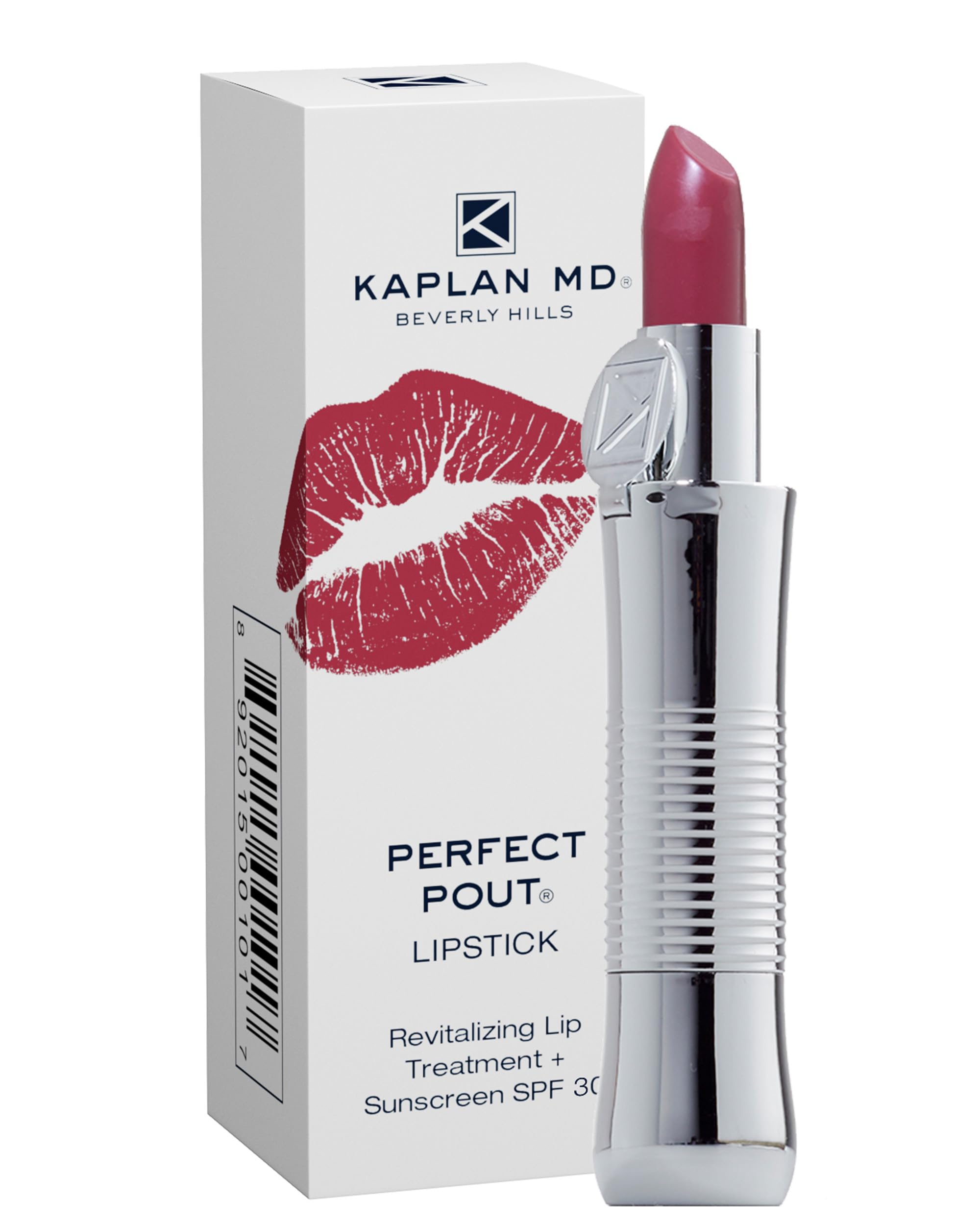 KAPLAN MD Perfect Pout SPF Lipstick – Anti-Ageing Mauve, Plum Lipstick with SPF 30, Hyaluronic Acid & Maxi-Lip Peptides – Moisturising Colour for Dry Lips – Non-Sticky Cruelty-Free – MELROSE — image 1
