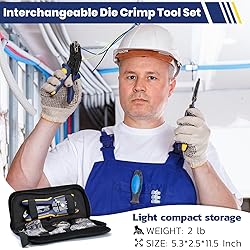 haisstronica 6PCS Crimping Tool Set- Ratcheting