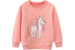 Bumeex Toddler Girl Sweatshirt Clothes Outfit,Cotton Crewneck Christmas Clothing