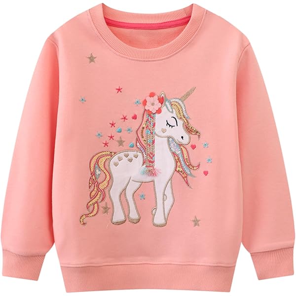 Amazon.com: Akyzic Unicorn Sweatshirts for Girls Long Sleeve