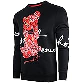 SCREENSHOT Mens Urban NYC Hip Hop Premium Fleece - Pullover Active Streetwear Fashion Crew Neck Sweatshirt
