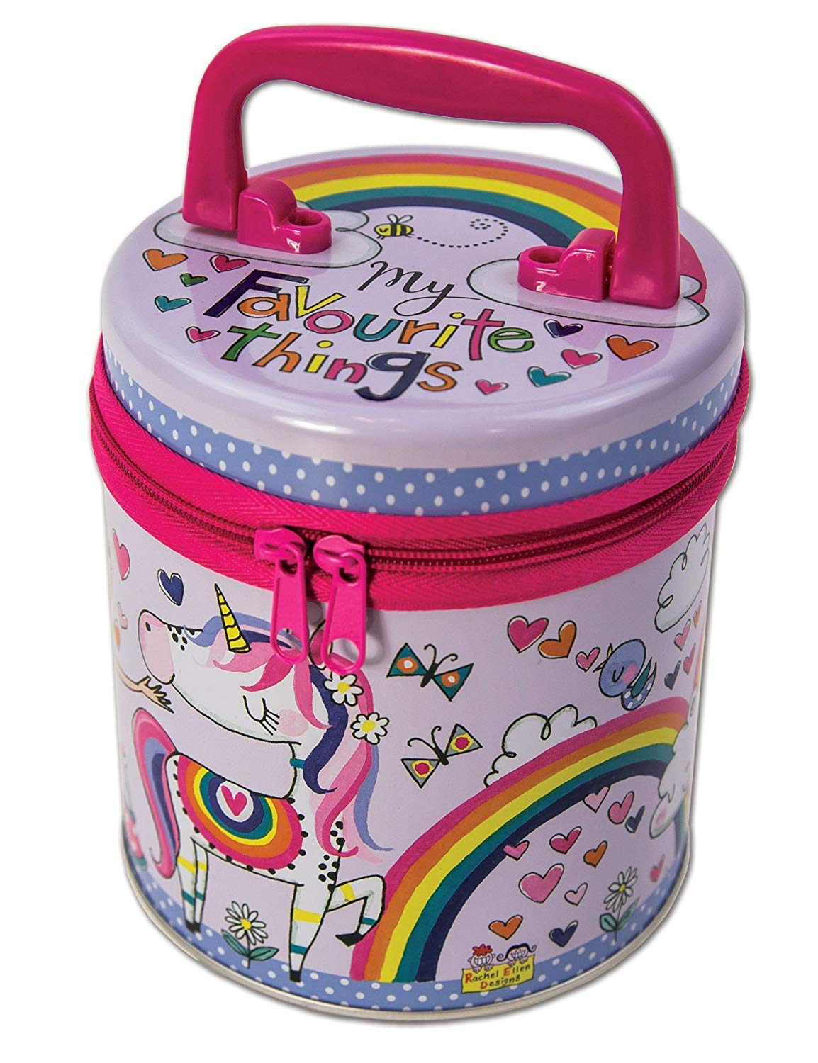 Rachel Ellen Designs Zipped Kid's Storage Tin - My Favourite Things Princess