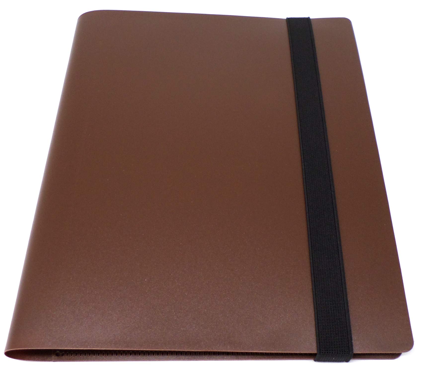 docsmagic.de Pro-Player 4-Pocket Album Brown - 160 Card Binder - MTG - PKM - YGO