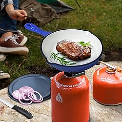 Healthy Choices 6" Small Portable Enameled Cast