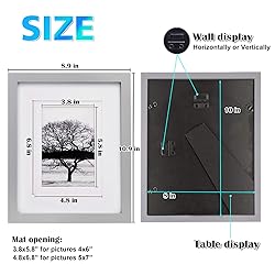 Egofine 8x10 Picture Frame Made of Solid