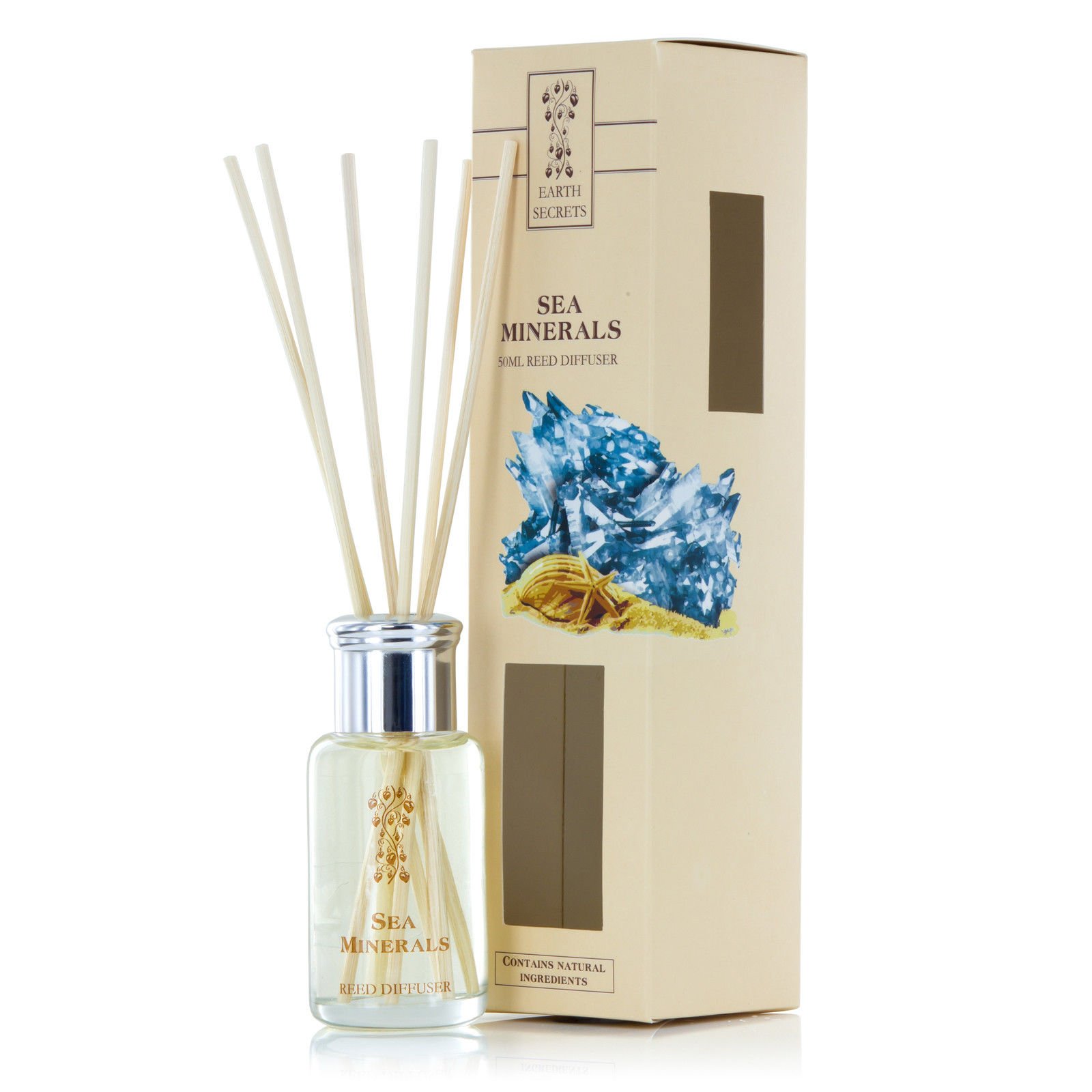 Earth Secrets Reed Diffuser, Sea Minerals