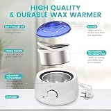 Vinmall Wax Warmer Kit with 4x100g Wax Beans and 30 Sticks - Painless Hair view 3