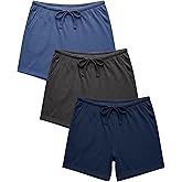 Sexy Basics Women's Lounge & Sleep Shorts | 100% Cotton | All Day Drawstring & Pockets | Multi Packs