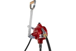 Fill-Rite FR152 Fuel Transfer Piston Hand Pump w/Discharge Hose, Nozzle Spout, & Suction Pipe
