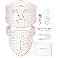Yahi Red Light Therapy for Face, Led Face Mask Light Therapy, 7 Colors LED Face & Neck Mask Light Therapy At Home, White