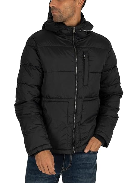 champion men's technical herringbone synthetic down jacket