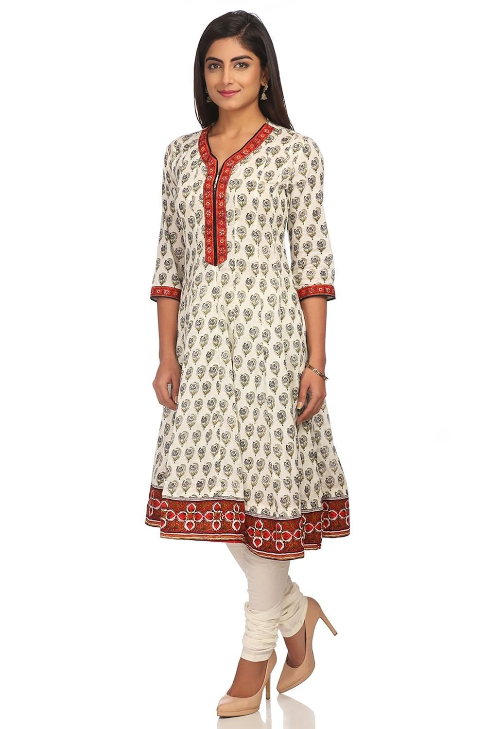 biba women's anarkali salwar suit