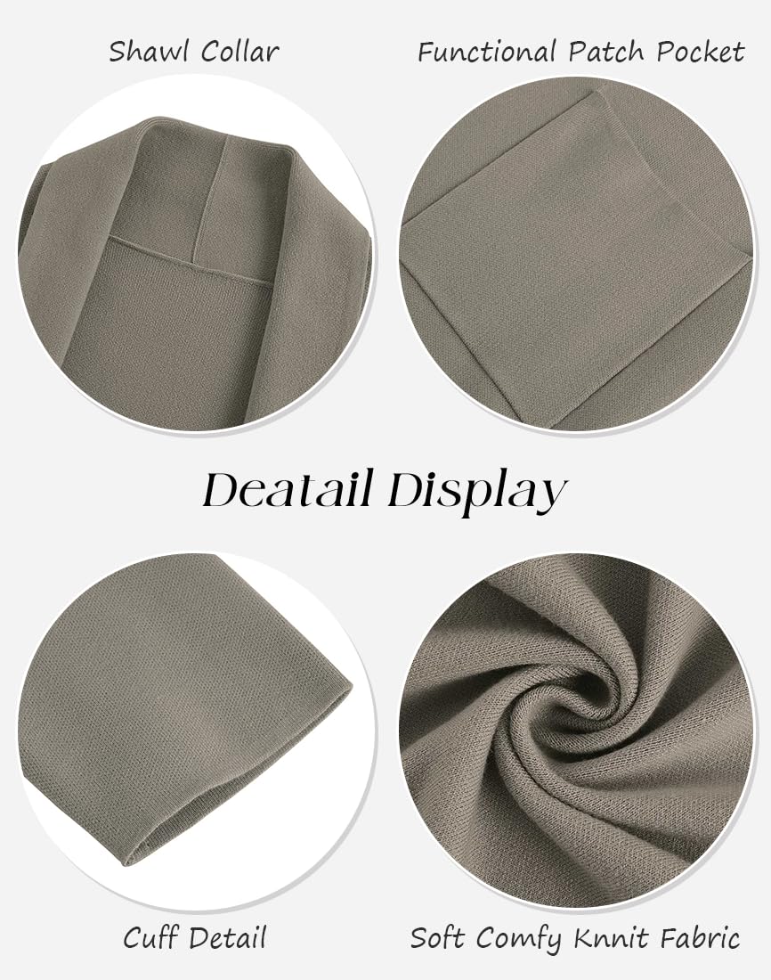 Womens Long Sleeve Maxi Cardigan Open Front