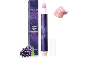 Gellen 4-in-1 Cuticle Pusher Pen with Micro-Dosin Oil, Cuticle Remover & Cuticle Oil in a Pen, Ceramic Nail Pusher Pen for Hangnails & Dry & Damaged Nails, Nail Care Pen for Repair & Nourish Nails