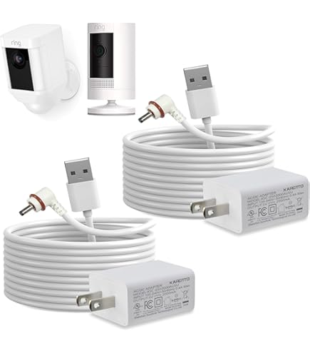 Ring stick up cam battery + ACケーブル Amazon.com : Kakajuelo Camera Power Cord, Compatible with