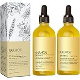 Carvenchi Veganic Natural Hair Growth Oil with Rosemary Scent, for Dry Damaged and Thin Hair, Colorless 2PC, 4 Fl Oz, Unisex