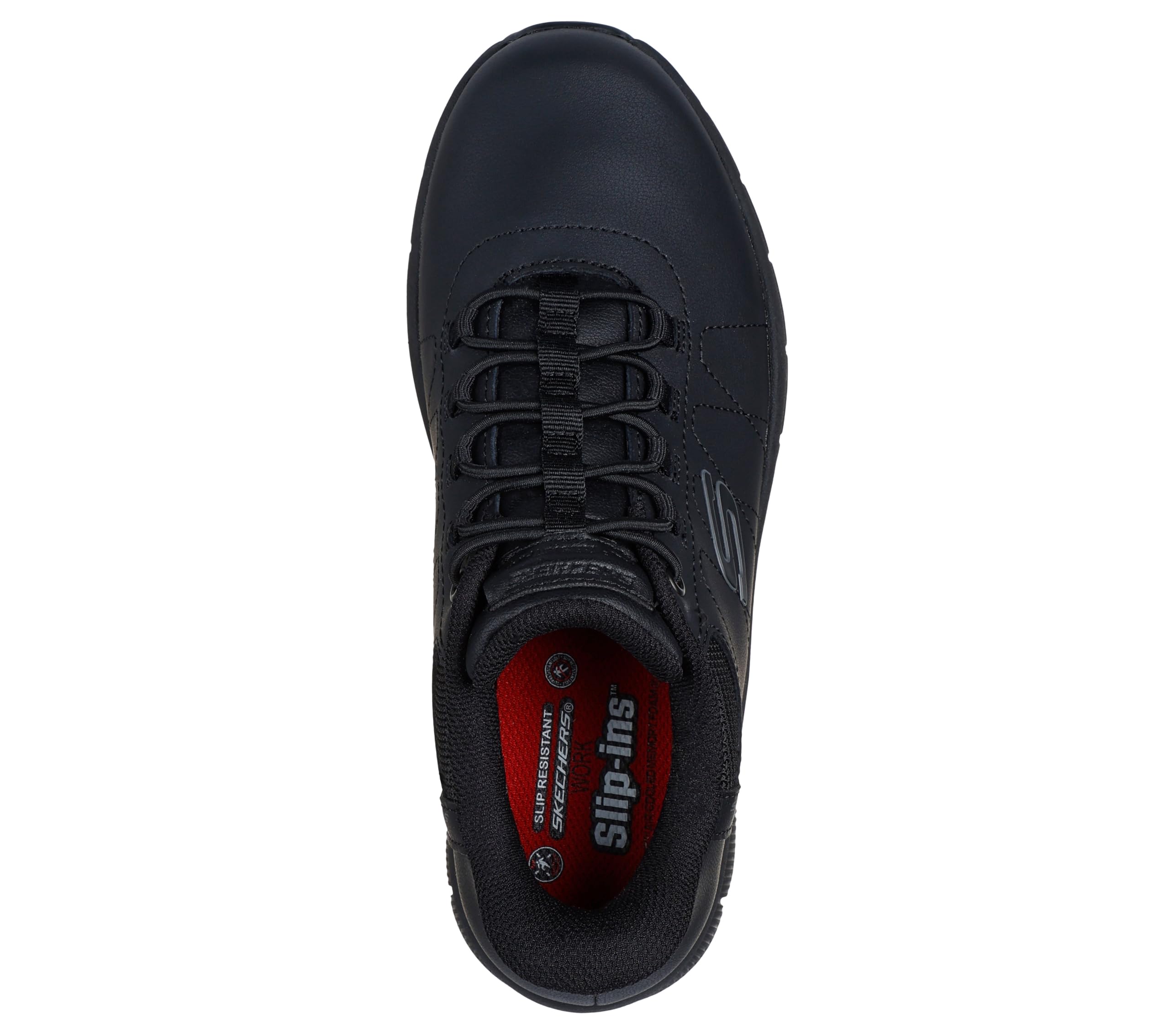 Skechers Women's Work Hands Free Slip Ins Nampa-Cottonbud Bungee Athletic Sr Food Service Shoe
