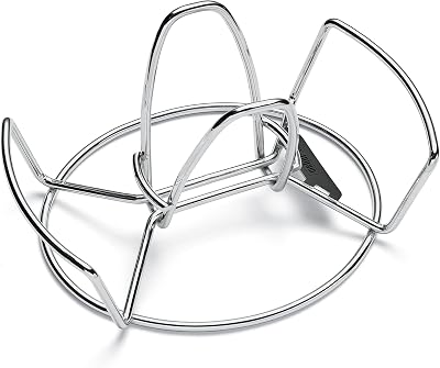 Weber Poultry Roaster Stainless Steel with Handles for Crispy Juicy Chicken