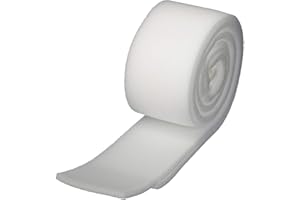 Rolyan Foam Bandage, 2 Rolls, 54" Long x 3-1/8" Wide x 1/4" Thick, Open-Celled Polyether Foam Wrap for Firm Support & Muscle Pump Efficiency, Comfortable Padding for Wound Care, Edema, & Lymphedema