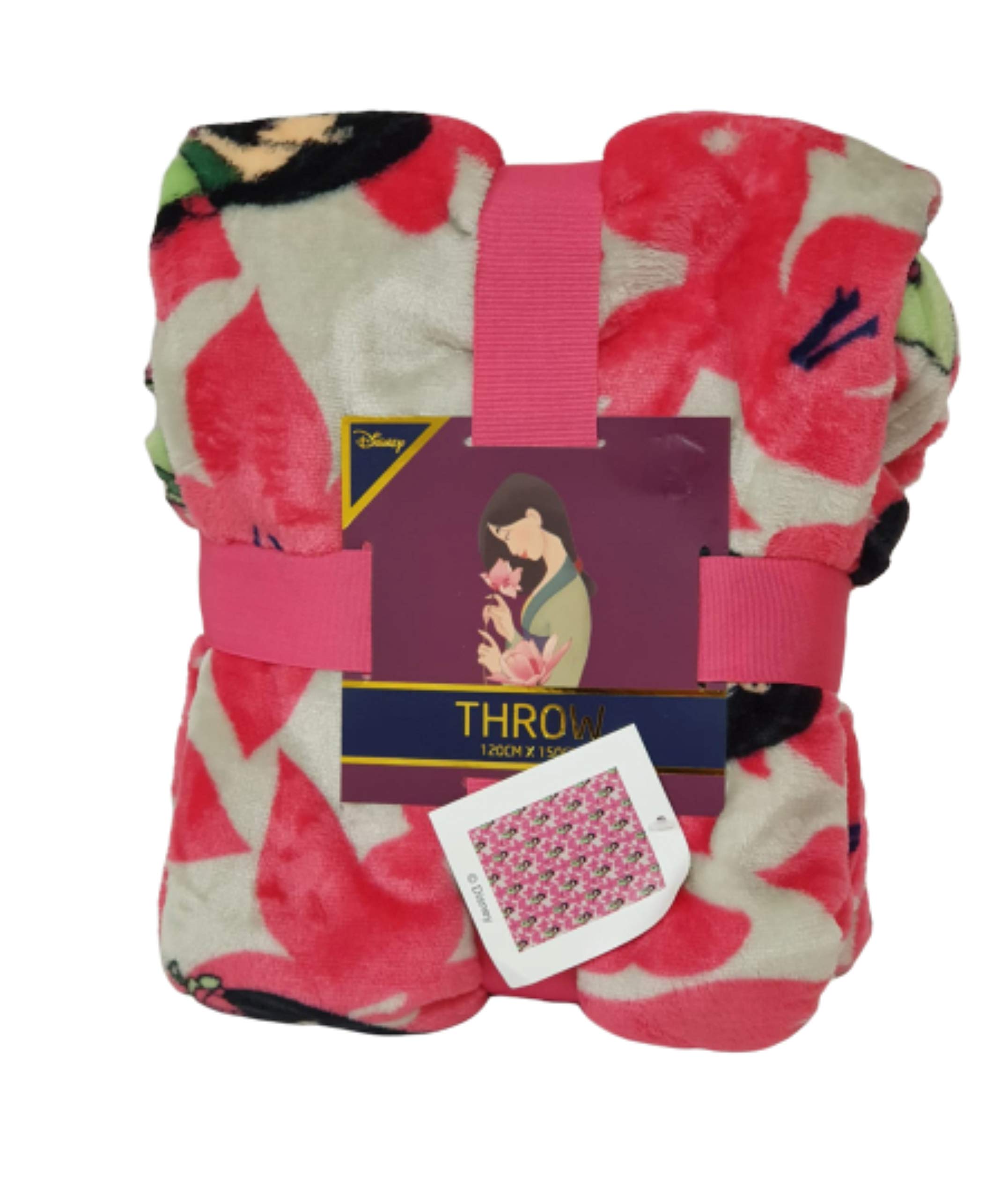 Disney Mulan Throw Bed Home Blanket 120cm X 150cm