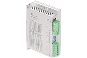 RTELLIGENT Stepper Motor Driver Nema 23, Nema 24 Hybrid 1.4A~5.6A 24~50VDC CNC Motor Controller Control with 1/128 Micro-Step Resolutions