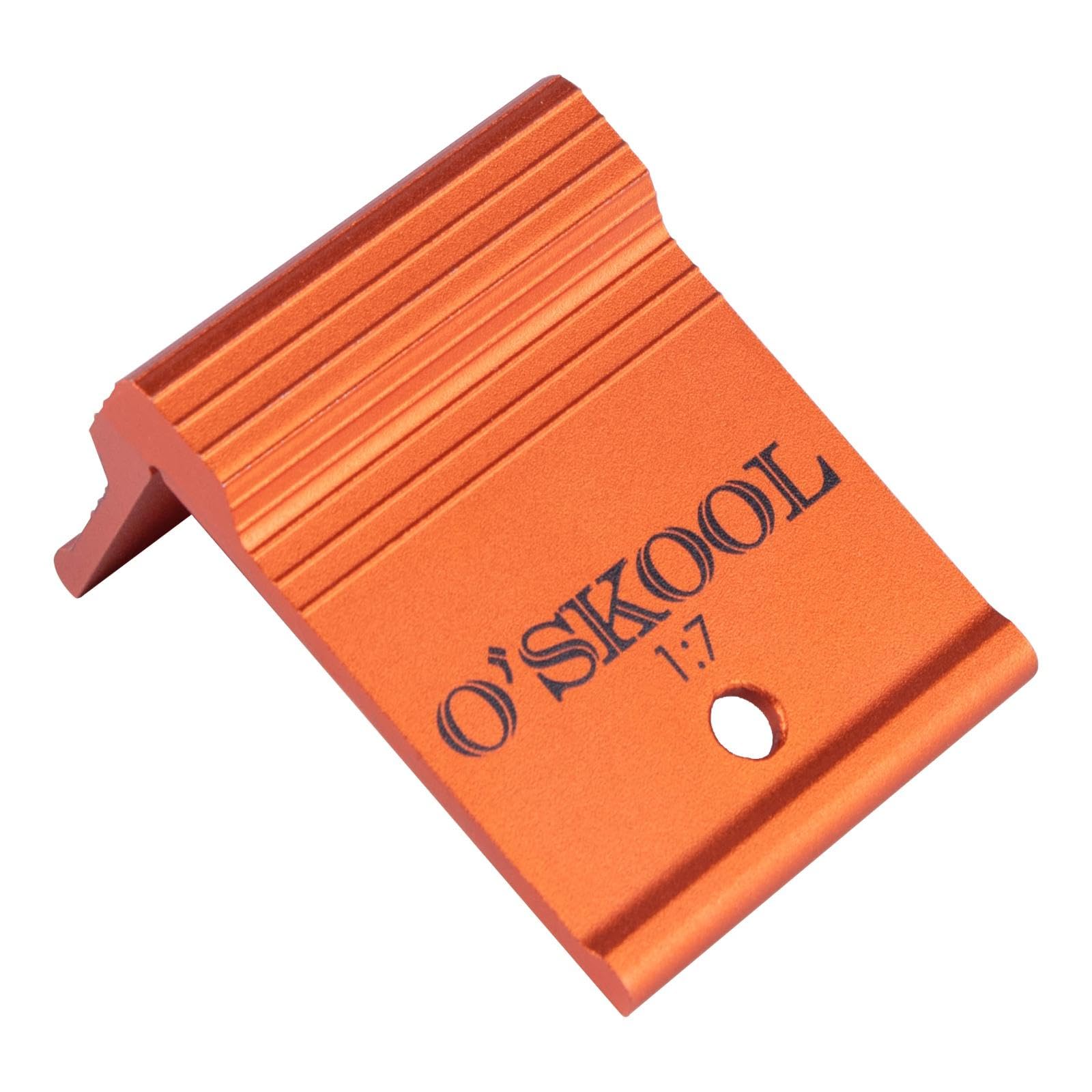 O’SKOOL 1:7 Proportion Saddle Square for Marking Angles and Lines in Woodworking