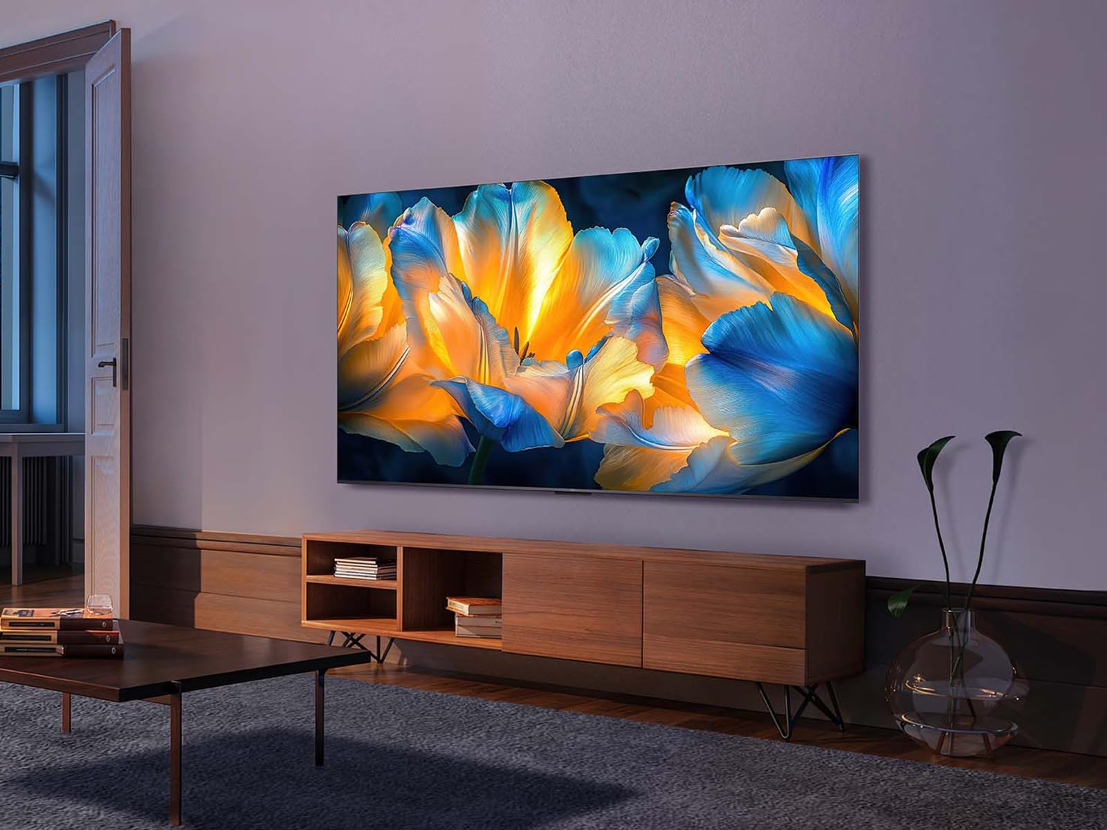TCL 75 Zoll 75Q6C QLED Mini LED Fernseher, 4K HDR Premium, Dolby Vision IQ & Atmos, Onkyo 2.1, Smart Google TV, Game Master, 144Hz Motion Clarity Pro, AMD FreeSync Premium Pro, HDMI 2.1, AirPlay 2