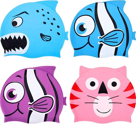 Download Cute Silicone Swim Caps for Kids Boys & Girls Kids ...