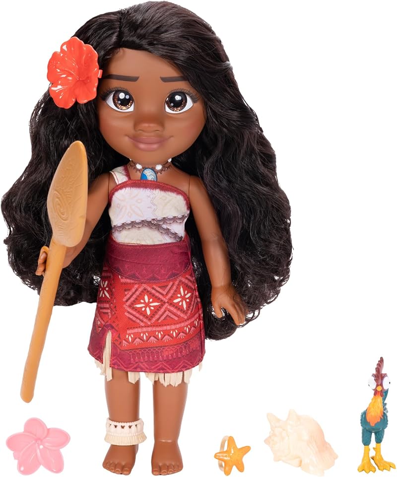 Disney Moana 2 Singing Doll 14” Official Jakks Pacific With HeiHei & Accessories