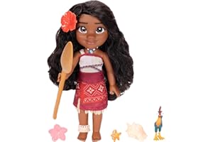 Disney Moana 2 My Singing Friend Moana Doll & Heihei Figure Playset for Girls Officially Licensed, Great Birthday Gift for Kids Girls and Boys