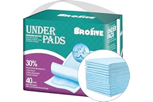 BROSIVE Extra Large Bed Pads for Incontinence Disposable,(32"x36",35Pads) Leak-Proof Breathable Incontinence Bed Pads for Children and Pets,High Absorbency Disposable Bed Pads