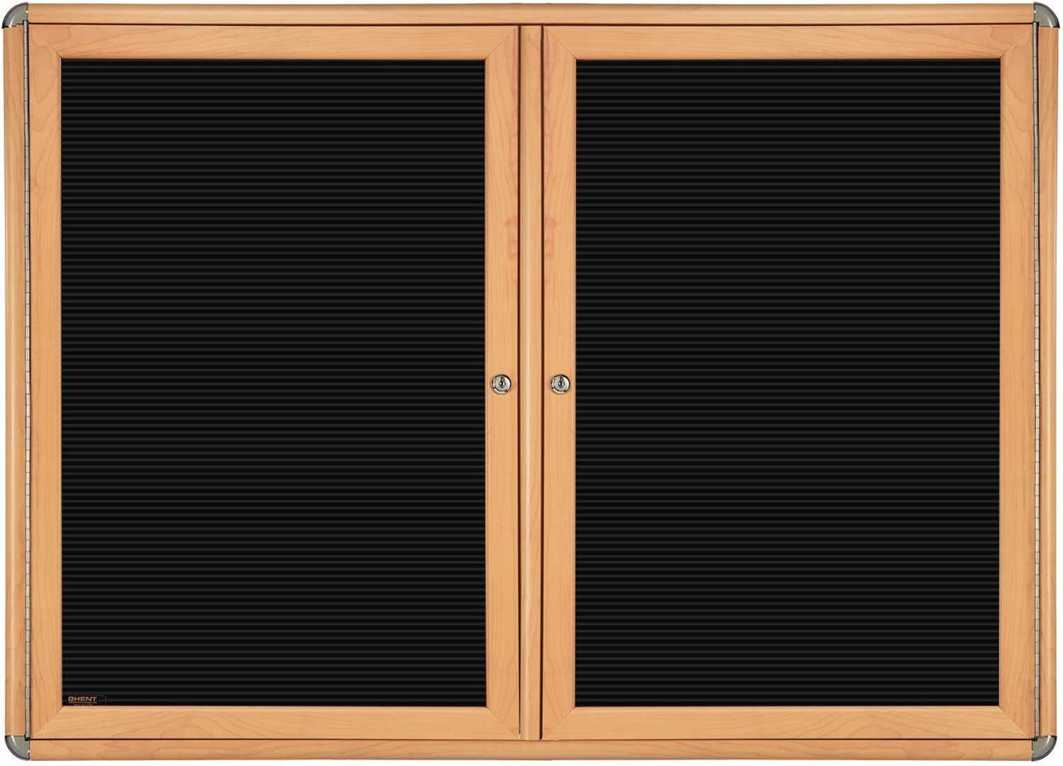 Download Amazon.com : Ovation 2-Door Wood Look Felt Wall Mounted Letter Board, 3' H x 5' W Frame Finish ...