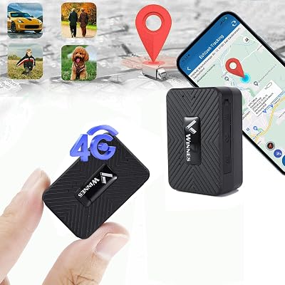 Zeerkeer 4G GPS Tracker Mini Real Time Tracking 1500mAh Waterproof