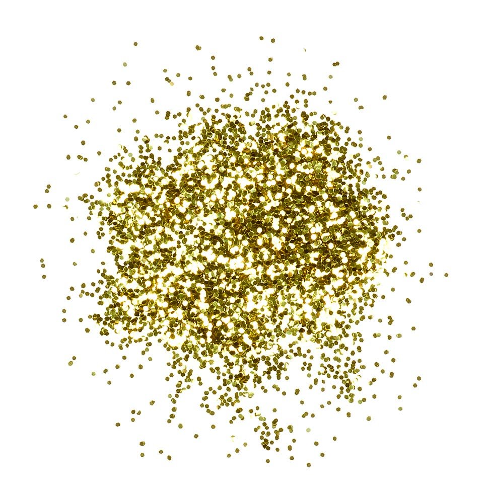 GLOREX, Cosmetic Glitter, Gold, 11.8 x 5.5 x 0.1 cm — image 1