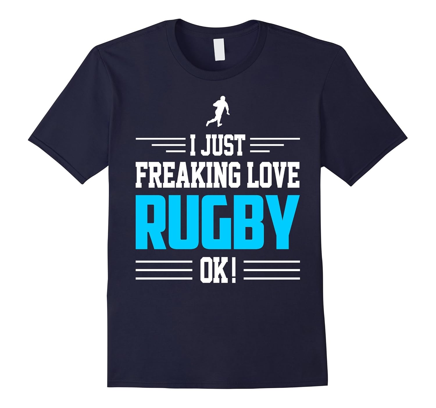 Rugby Shirt - I Just Freaking Love Rugby Ok Funny Gift-Rose